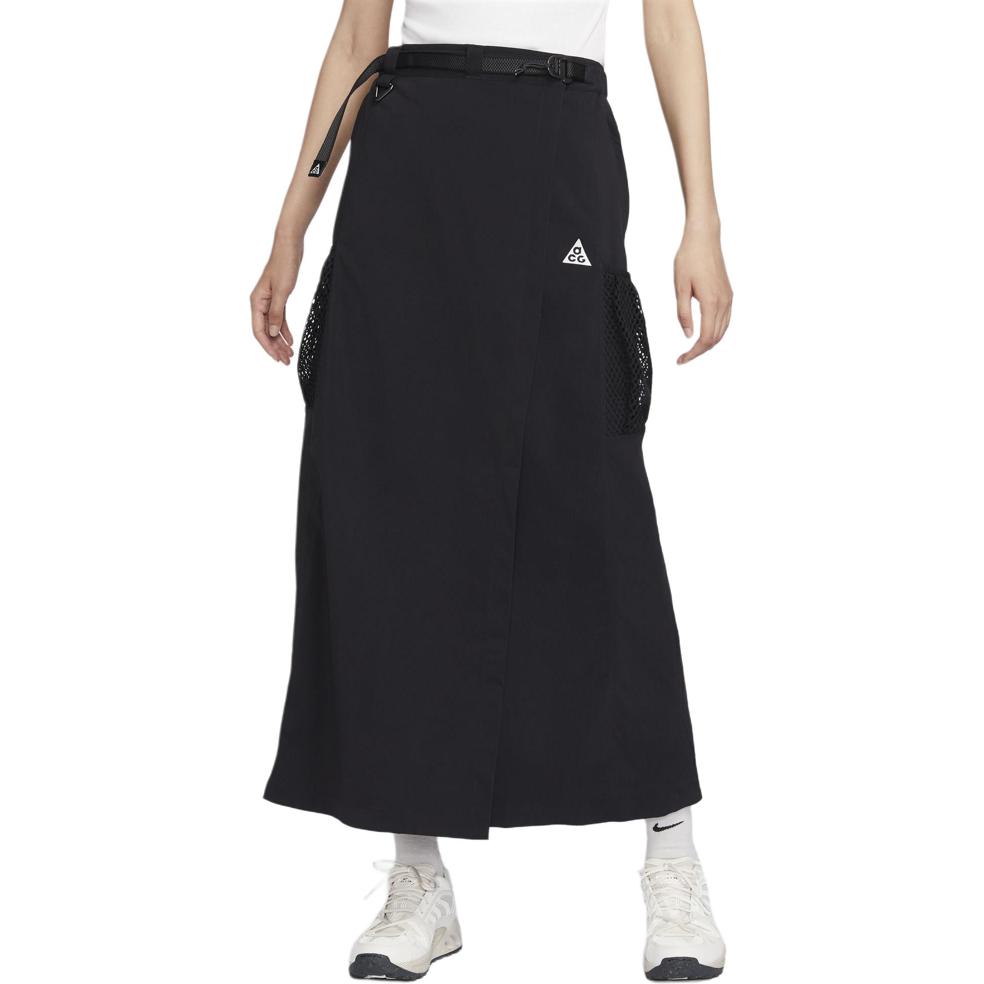 (Women) Nike SNOWGRASS Black Outdoor Casual Long Sun Protection Dress. FV7322-010