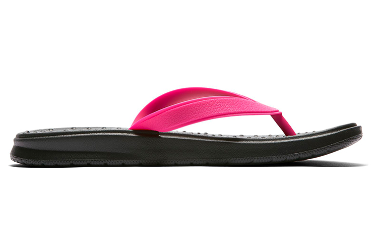 (W) Nike Solar Thong 'Black White Vivid Pink' 圖 2