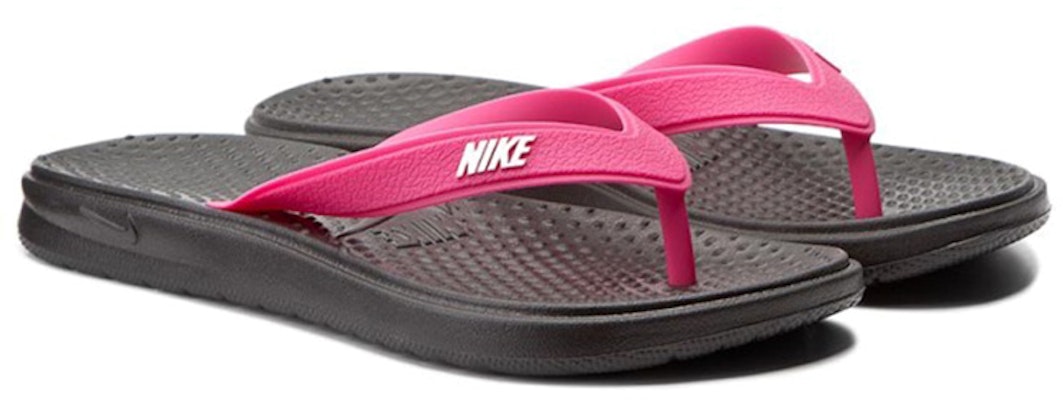 (W) Nike Solar Thong 'Negro Blanco Rosa Intenso' 882699-001 Shop (W) Nike Solar Thong 'Negro Blanco Rosa Intenso' 882699-001