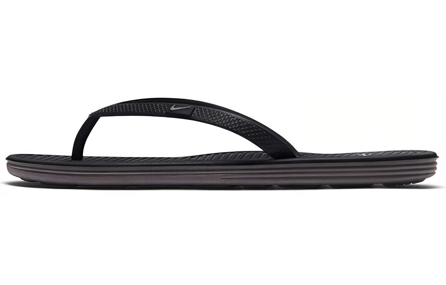 (Women) Nike Solarsoft Thong 2 'Black' 488161-010