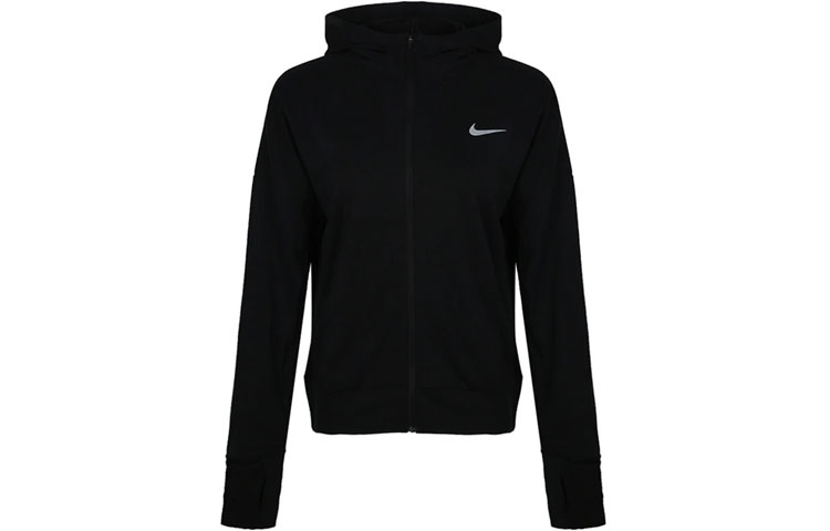 (Women) Nike Solid Color Zip-Up Quick-Dry Jacket - Black AO0323-010 圖 2