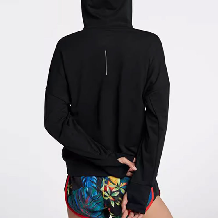 (Women) Nike Solid Color Zip-Up Quick-Dry Jacket - Black AO0323-010 圖 5