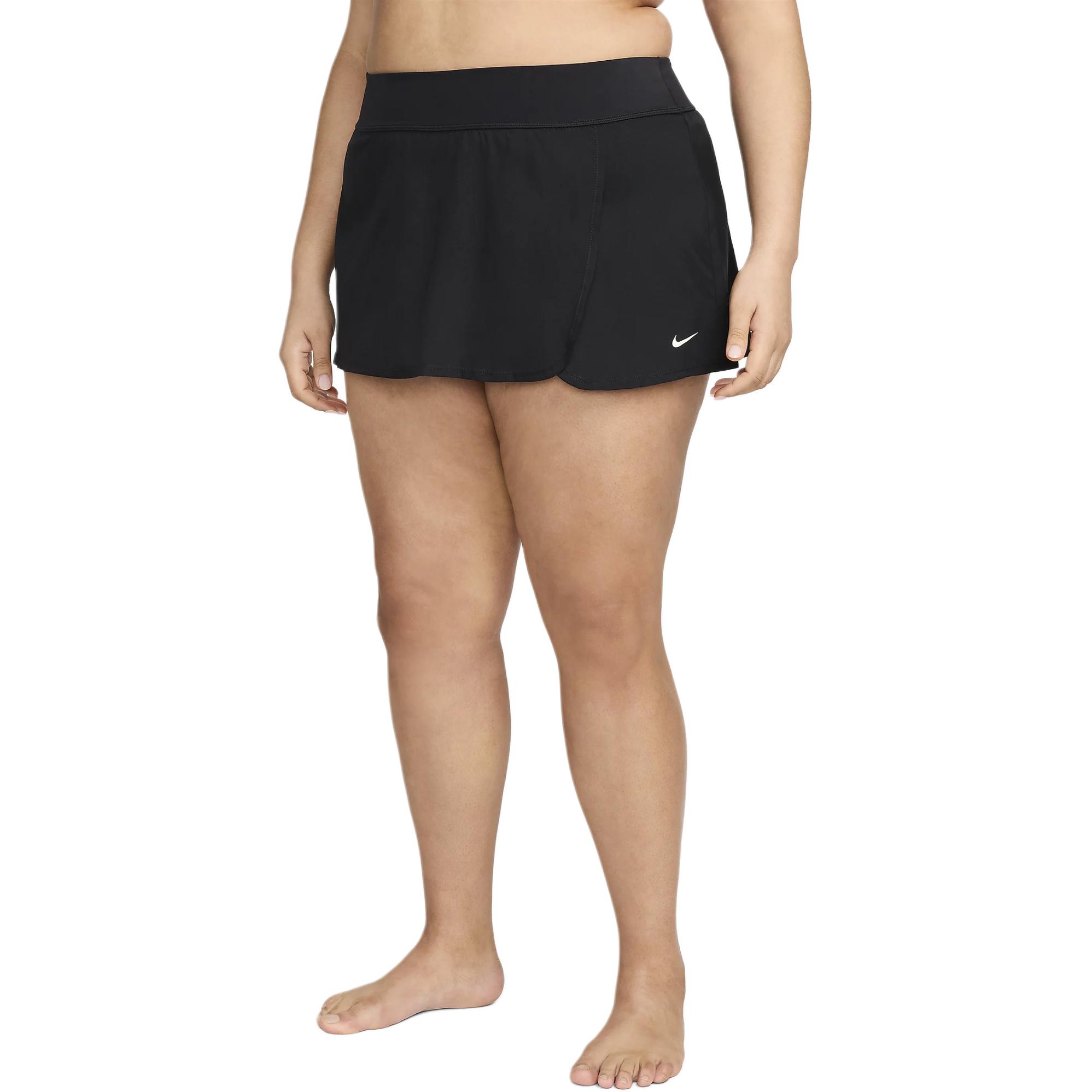 (Women) Nike Solid Element High-Waist Surf Skirt Women’s Black NESS9253-001