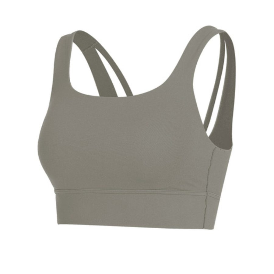 (Women) Nike Solid Gray Pullover Athletic Tank Top DO6620-320