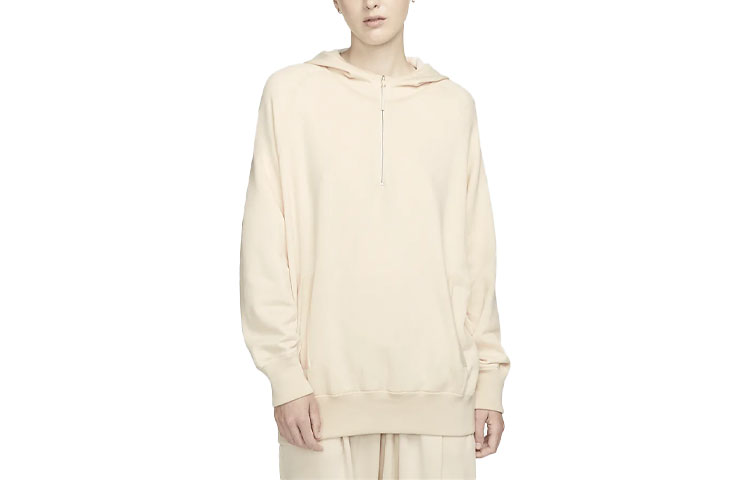 (Women) Nike Solid Knit Pullover Hoodie Wheat Color DM8944-790 圖 2