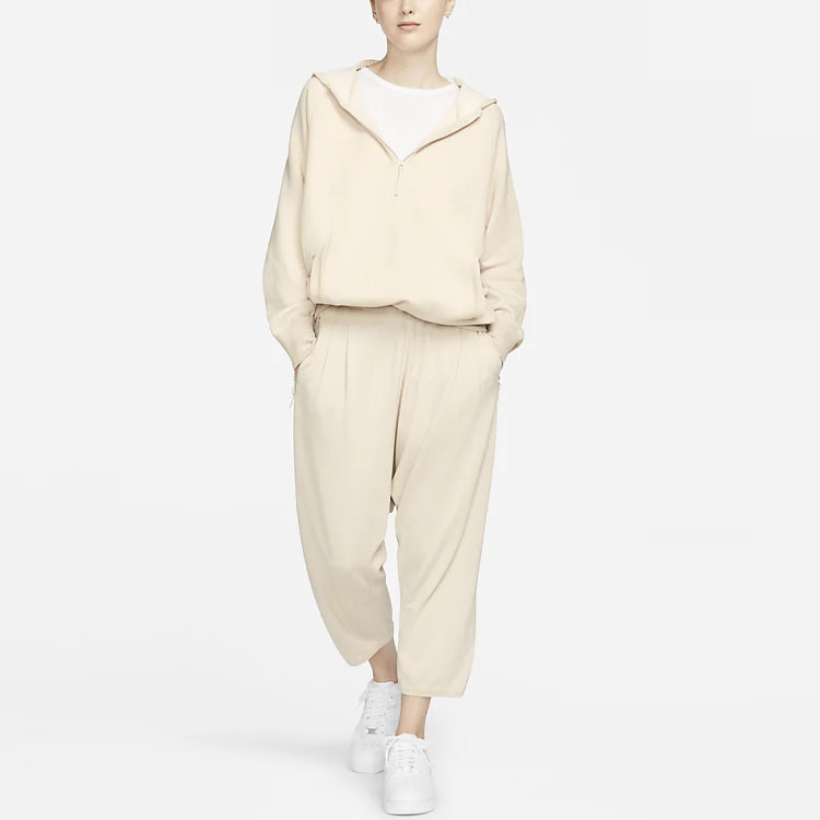 (Women) Nike Solid Knit Pullover Hoodie Wheat Color DM8944-790 圖 4