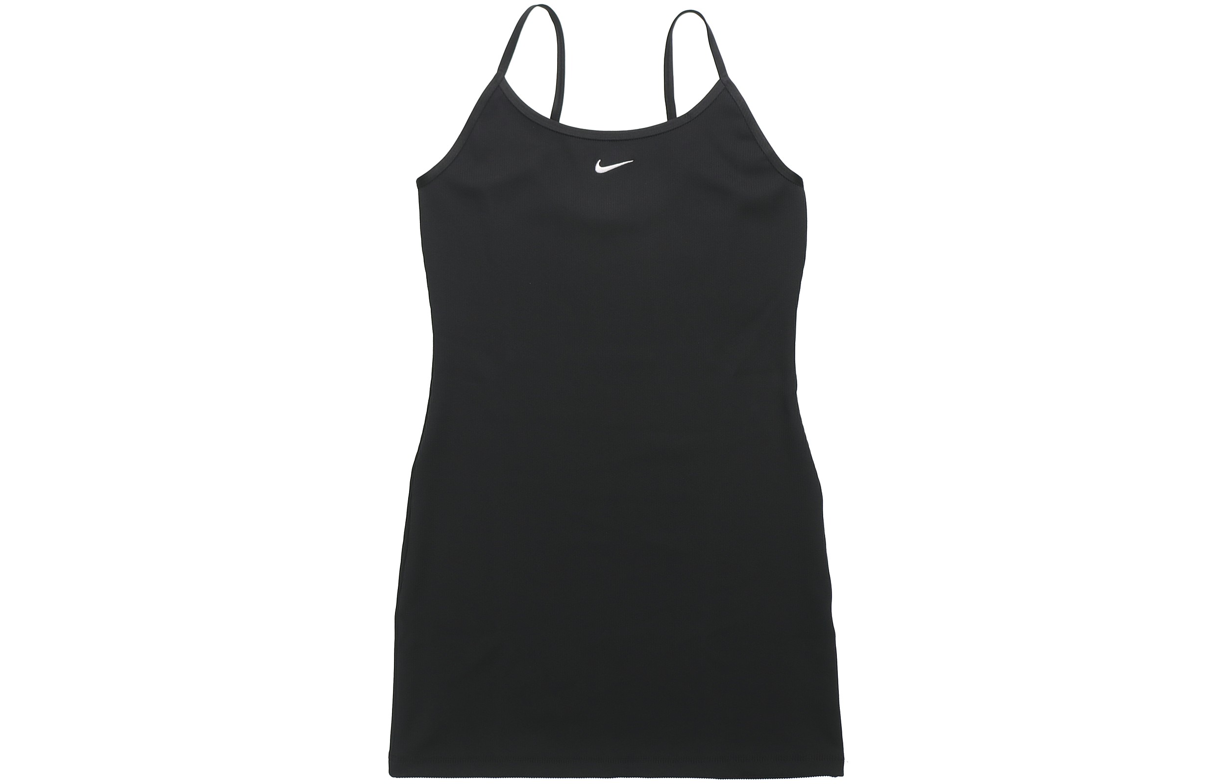 (Women) Nike Solid Knit Sleeveless Bodycon Dress Black DM8878-010