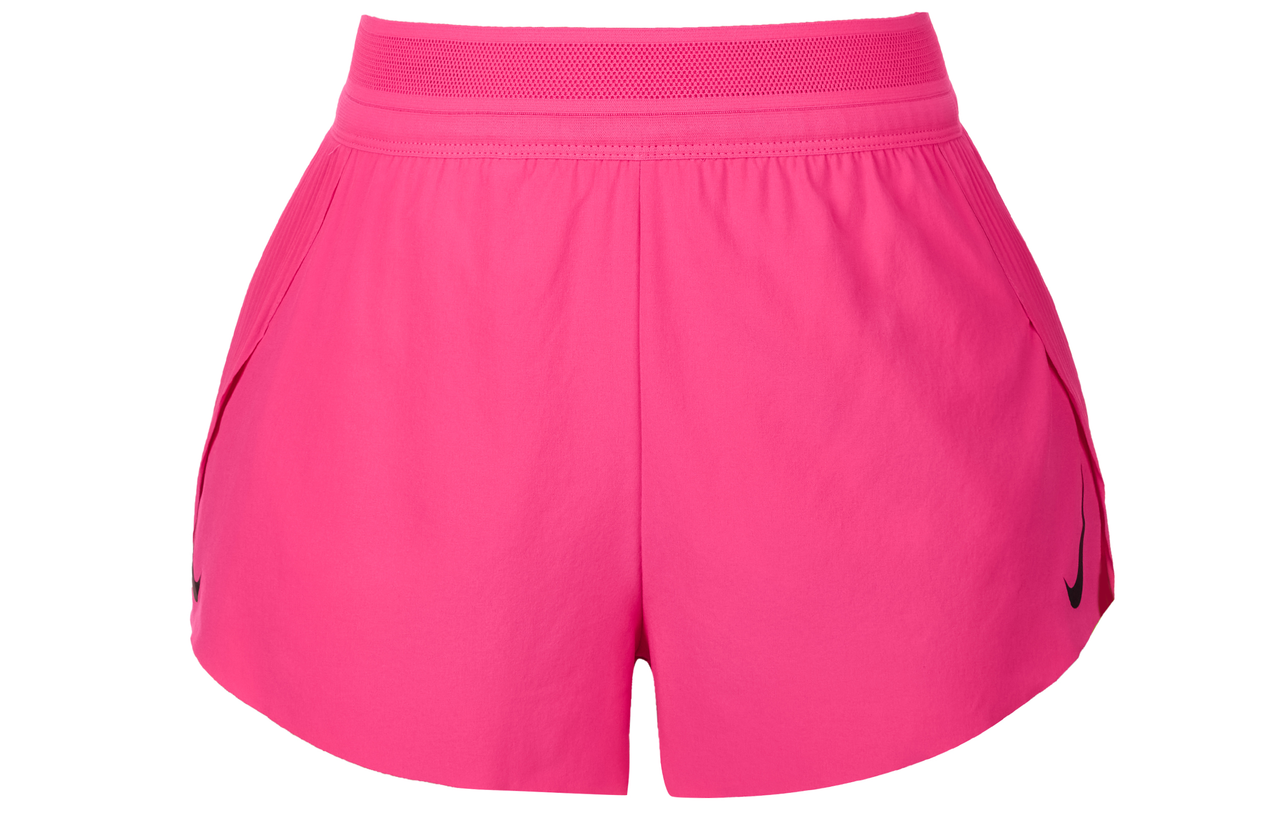 (Women) Nike Solid Side-Slit Casual Shorts Bright Pink FN2329-645