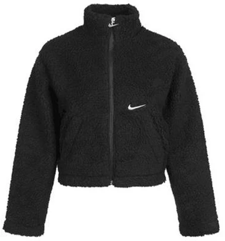 women-nike-solid-velvet-stand-collar-jacket-black-cu-6640-010