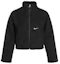 Order (Women) Nike Solid Velvet Stand Collar Jacket Black CU6640-010