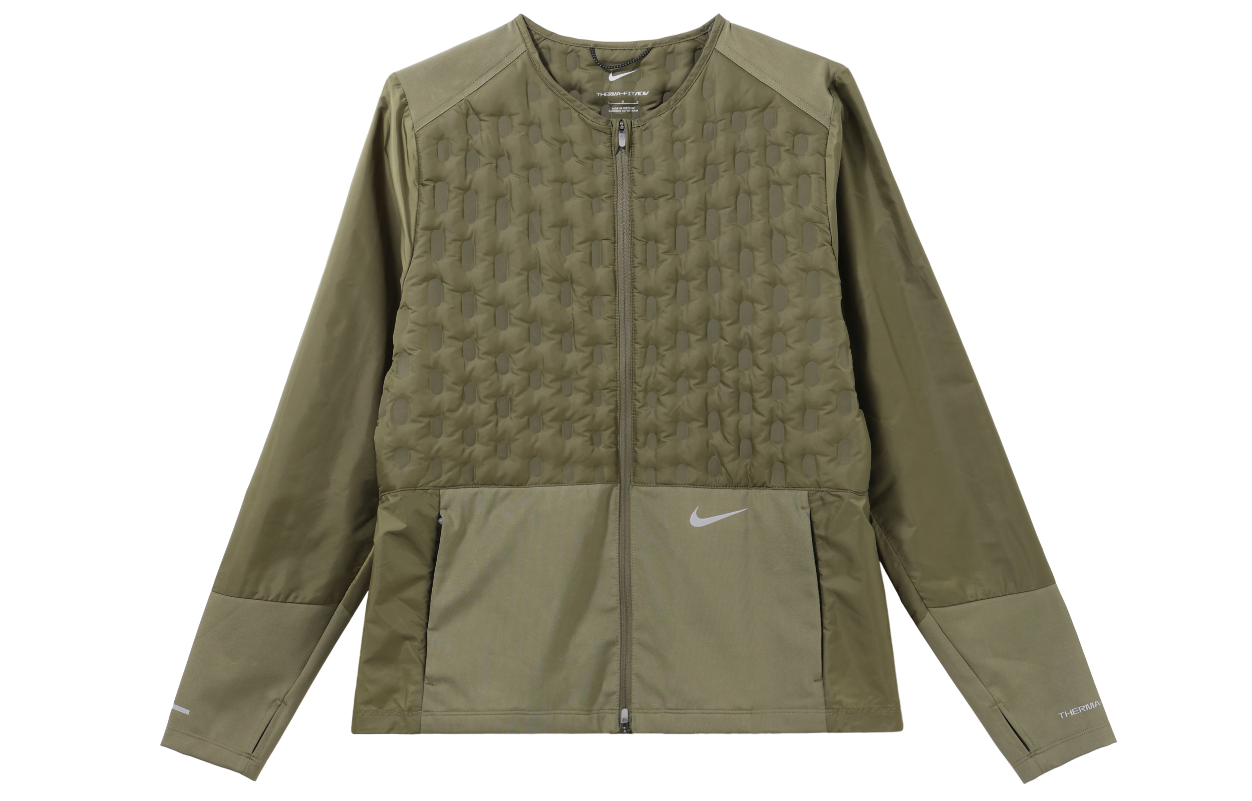 (Women) Nike Solid Waterproof Running Jacket Olive Green DQ6710-222 圖 2