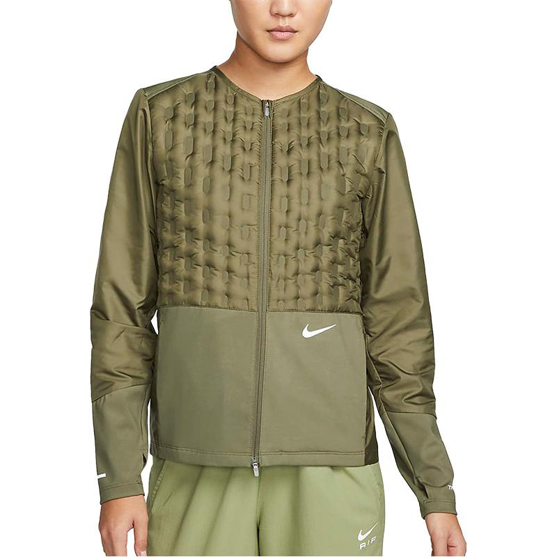 (Women) Nike Solid Waterproof Running Jacket Olive Green DQ6710-222 圖 4
