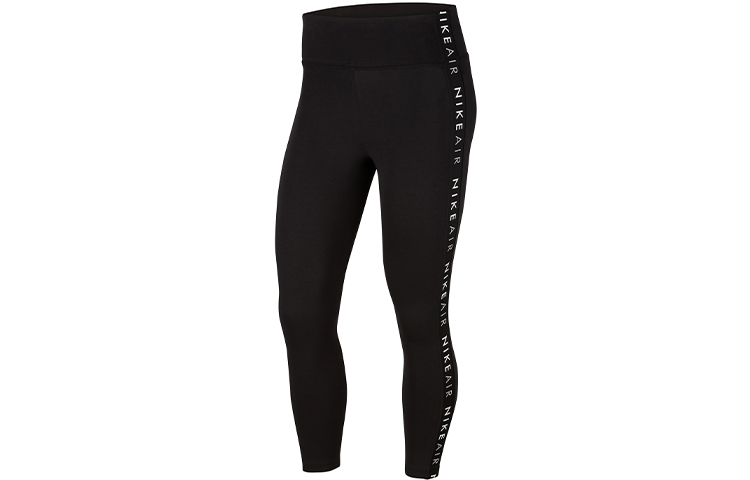 (Women) Nike Sportswear 7/8 High-Waisted Training Tights Black CV8571-010