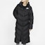 Purchase (Women) Nike Sportswear Black Long Down Jacket with Contrast Logo Print. DV0775-010