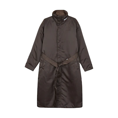 (Women) Nike Sportswear Oversized Mid-Length Jacket Coat Brown Color. DX1799-237