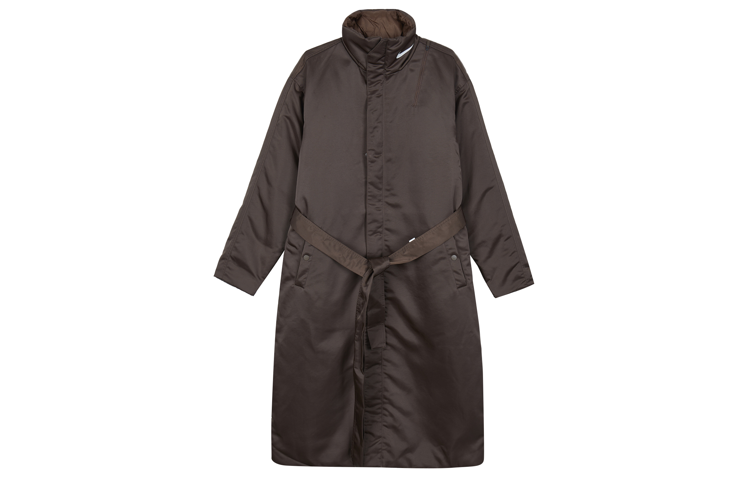 Order (Women) Nike Sportswear  Oversized Mid-Length Jacket Coat Brown Color. DX1799-237