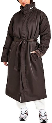 (Women) Nike Sportswear Oversized Mid-Length Jacket Coat Brown Color. DX1799-237 Shop (Women) Nike Sportswear Oversized Mid-Length Jacket Coat Brown Color. DX1799-237