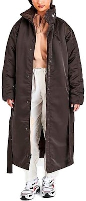 (Women) Nike Sportswear Oversized Mid-Length Jacket Coat Brown Color. DX1799-237 Purchase (Women) Nike Sportswear Oversized Mid-Length Jacket Coat Brown Color. DX1799-237