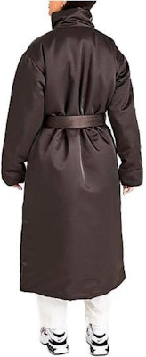 (Women) Nike Sportswear Oversized Mid-Length Jacket Coat Brown Color. DX1799-237 Details for (Women) Nike Sportswear Oversized Mid-Length Jacket Coat Brown Color. DX1799-237