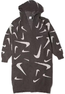 (W) Nike Sportswear Phoenix Bouclé 針織連帽長版外套 灰色款式 FD4283-254 Buy (W) Nike Sportswear Phoenix Bouclé 針織連帽長版外套 灰色款式 FD4283-254