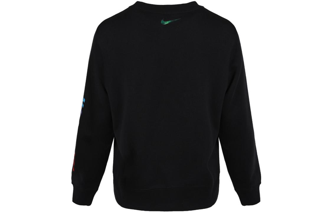 Lookbook (W) Nike Sportswear 黑色圓領長袖印花運動衫 DC3941-010