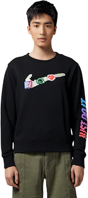 (W) Nike Sportswear 黑色圓領長袖印花運動衫 DC3941-010 Sizing (W) Nike Sportswear 黑色圓領長袖印花運動衫 DC3941-010