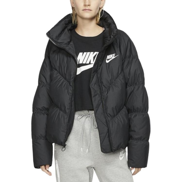 (Women) Nike Sportswear Black Quilted Down Jacket Winter BV2880-010 圖 7