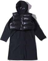 (Women) Nike Sportswear City Ready Long Jacket 2-in-1 Black Windproof Waterproof CJ4019-010 (Women) Nike Sportswear City Ready Long Jacket 2-in-1 Black Windproof Waterproof CJ4019-010