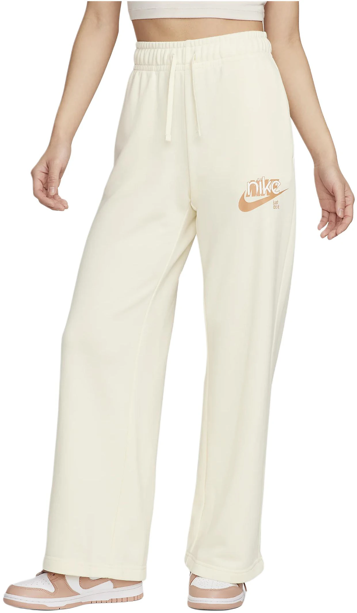 women-nike-sportswear-club-coconut-milk-knit-sports-pants-with-letter-lace-fn-3635-113