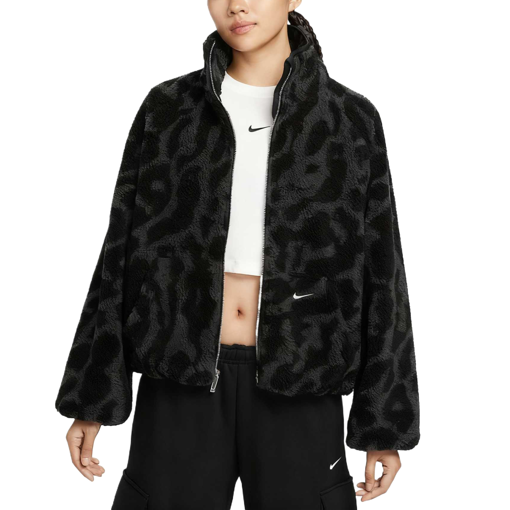 (Women) Nike Sportswear Comfortable Casual Versatile Jacket HV2071-010
