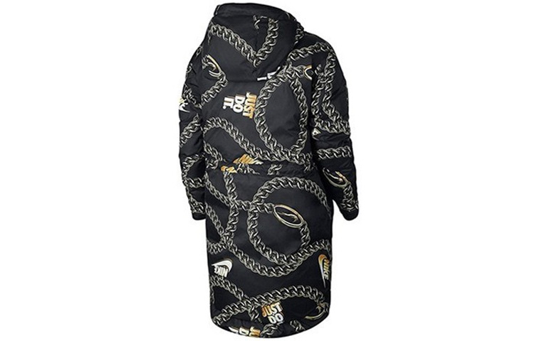 Lookbook (W) 耐克运动羽绒双面连帽外套黑色 CK3948-010