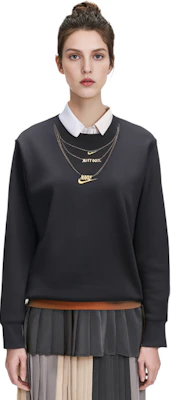 (W) Nike Sportswear 刺绣标志黑色圆领套头衫 CZ4023-010 Sizing (W) Nike Sportswear 刺绣标志黑色圆领套头衫 CZ4023-010