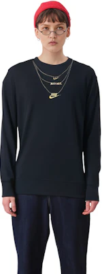 (W) Nike Sportswear 刺绣标志黑色圆领套头衫 CZ4023-010 Cheap (W) Nike Sportswear 刺绣标志黑色圆领套头衫 CZ4023-010