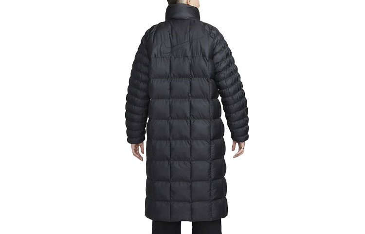 (Women) Nike Sportswear Essential  Black Logo Stand Collar Long Sleeve Jacket FB7670-010 圖 3