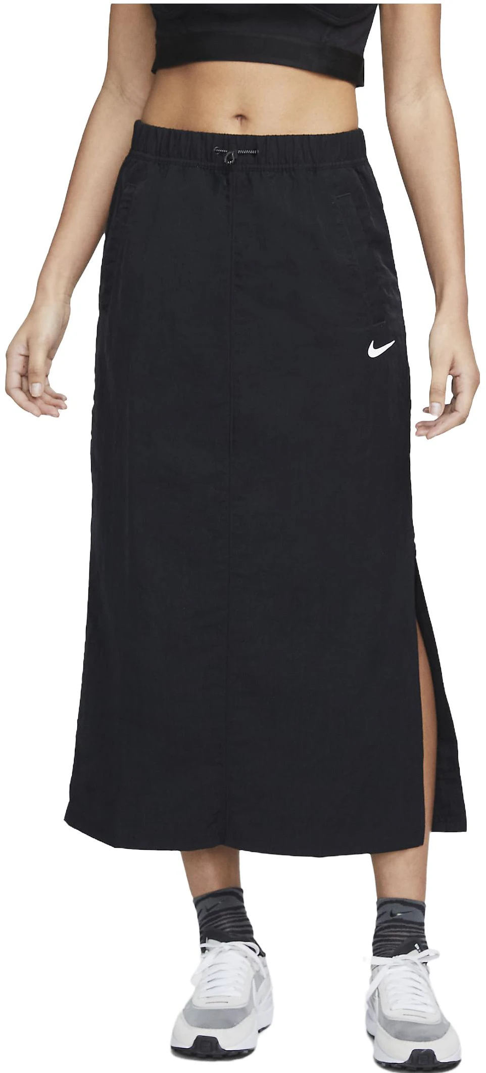 women-nike-sportswear-essential-black-side-slit-casual-maxi-skirt-dm-6249-010