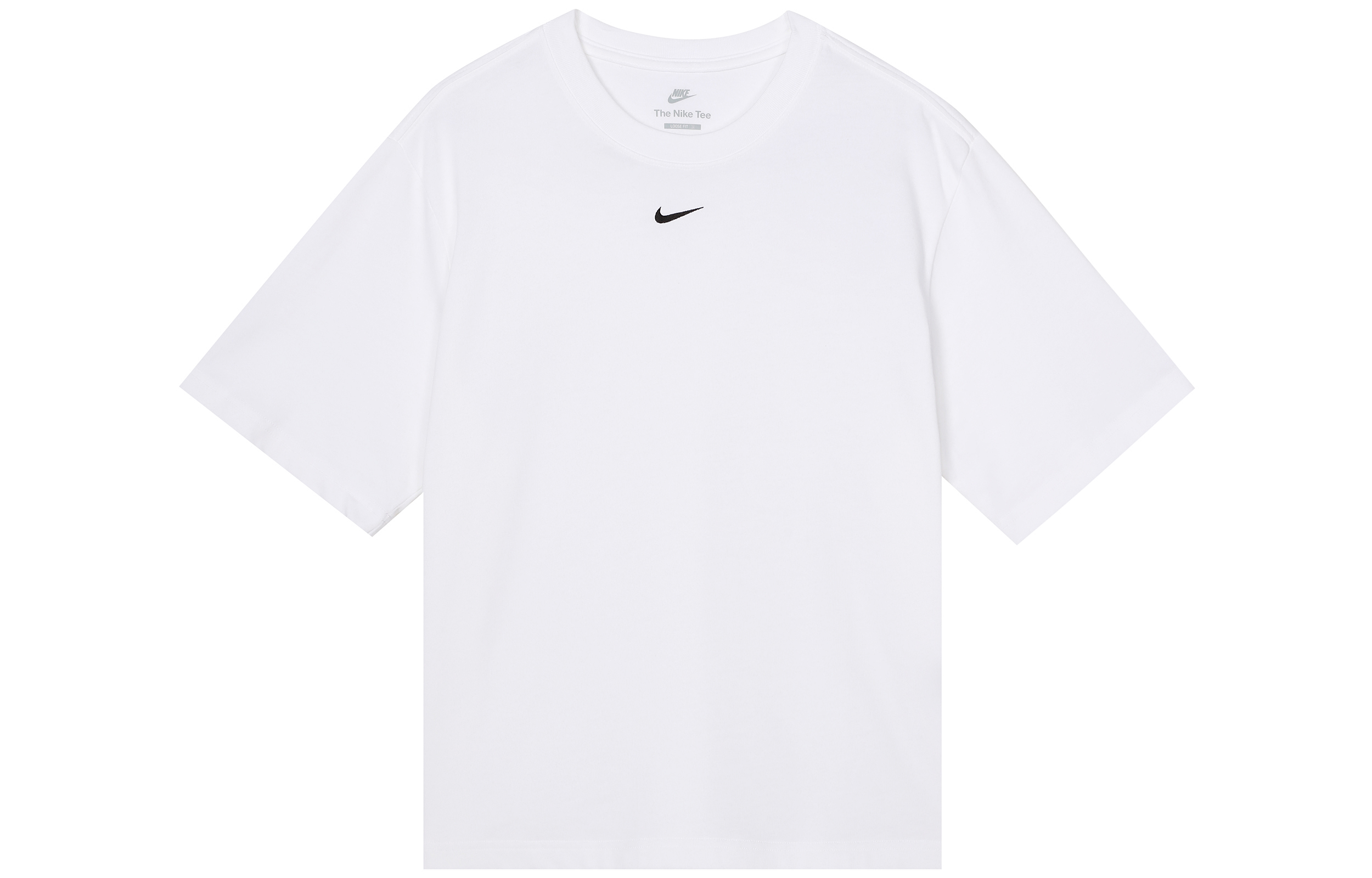 (Women) Nike Sportswear Essential Boxy Logo Crewneck T-Shirt White DD1238-100