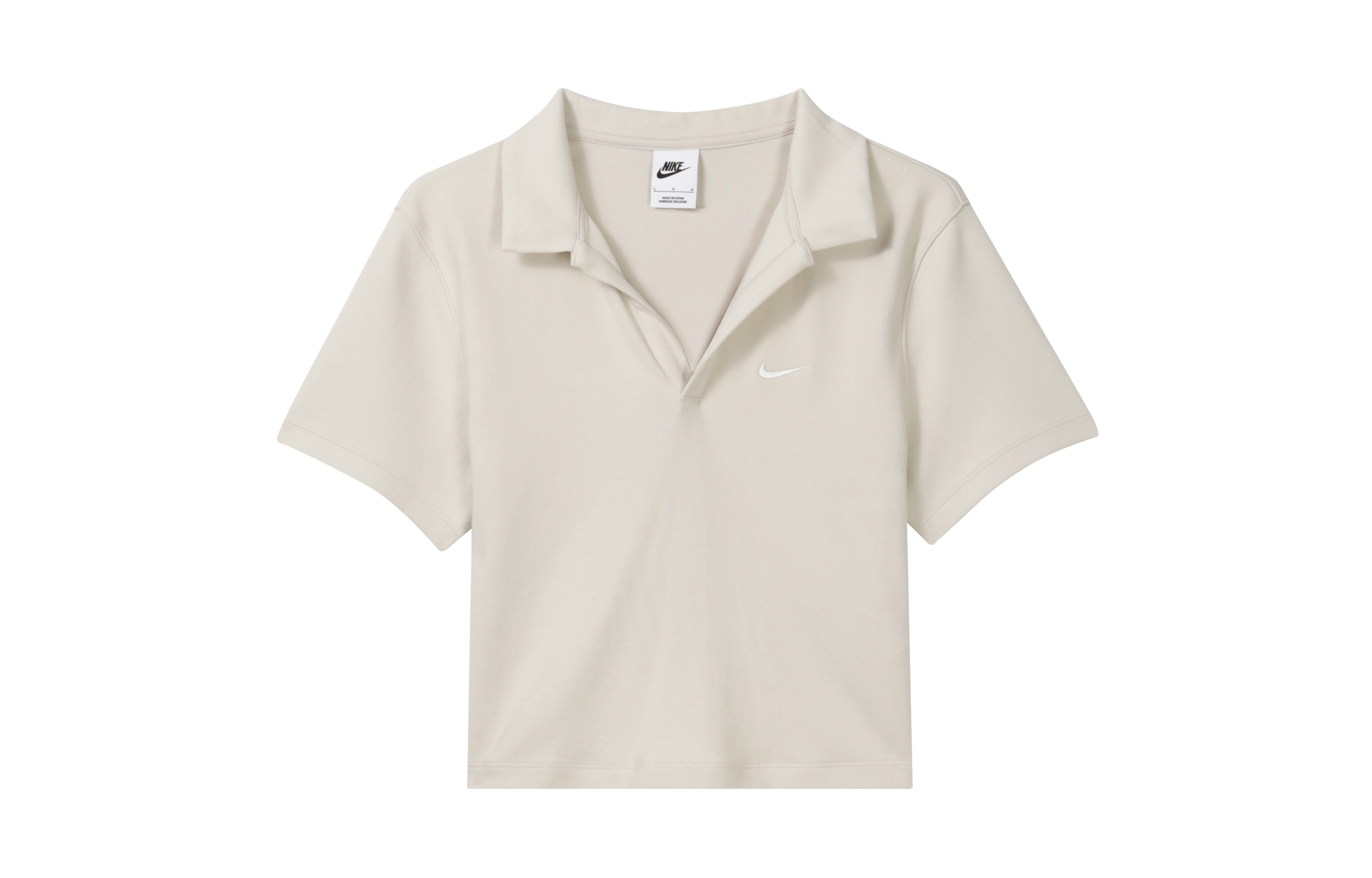 (Women) Nike Sportswear Essential Light Redwood Embroidered Logo Polo Shirt DV7885-104
