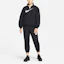 Shop (Women) Nike Sportswear Essential Logo Crinkle Woven Loose Fit Jacket Black DM6182-010