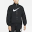 Purchase (Women) Nike Sportswear Essential Logo Crinkle Woven Loose Fit Jacket Black DM6182-010