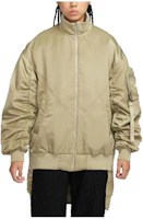 Order (W) Nike 運動休閒必備綠色寬鬆版拉鍊外套 FQ7583-276