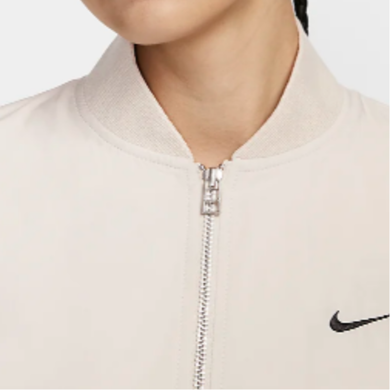 (Women) Nike Sportswear Essentials Jacket Minimal Logo Embroidery Light Redwood Brown FN2840-104 圖 7