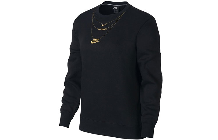 Order (Women) Nike Sportswear Fleece Pullover Crewneck Sweatshirt Black CI9993-010