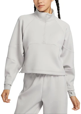 (W) Nike 運動休閒半拉鏈長袖套頭衫灰色 FB5231-014 Shop (W) Nike 運動休閒半拉鏈長袖套頭衫灰色 FB5231-014