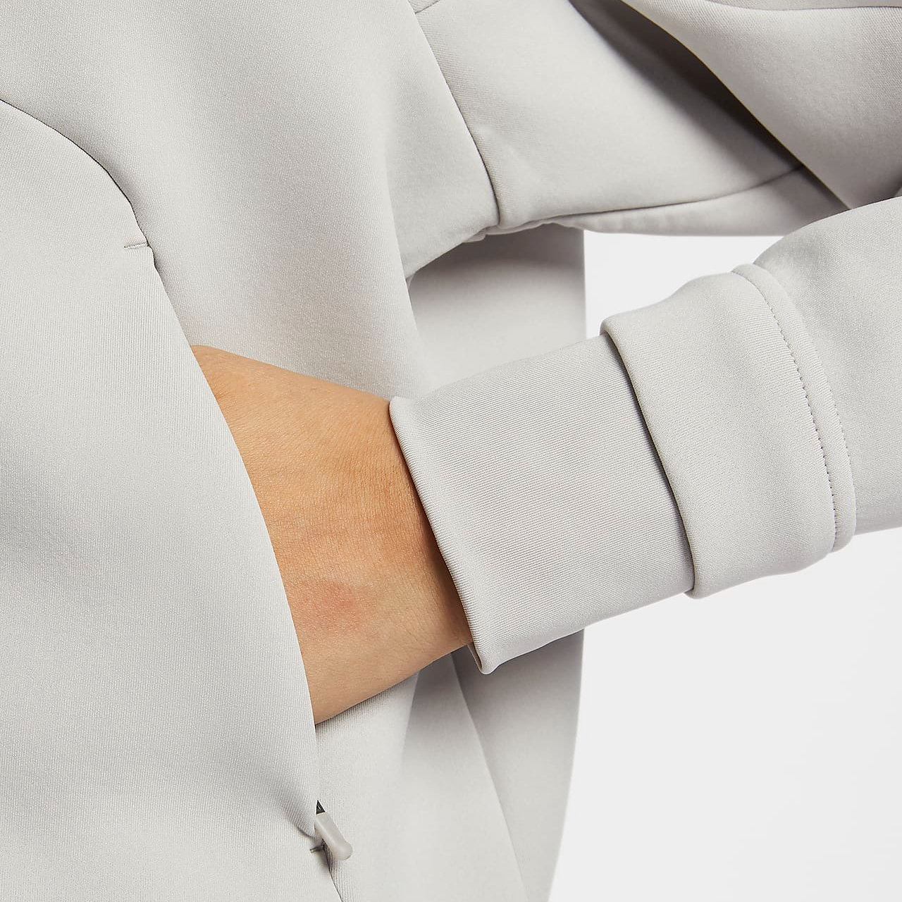 Sizing (W) Nike 運動休閒半拉鏈長袖套頭衫灰色 FB5231-014