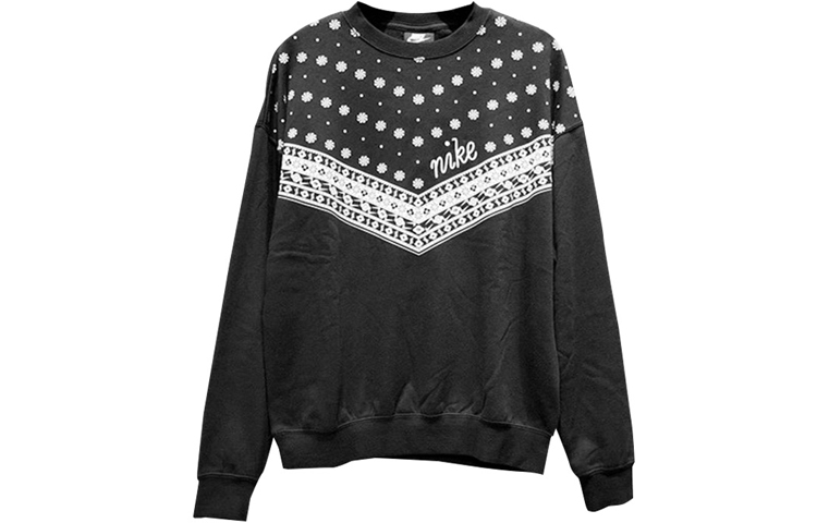 (Women) Nike Sportswear Heritage Crewneck Sweatshirt Women’s Black CU5949-010