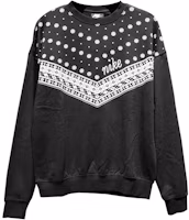 (Women) Nike Sportswear Heritage Crewneck Sweatshirt Women’s Black CU5949-010 (Women) Nike Sportswear Heritage Crewneck Sweatshirt Women’s Black CU5949-010