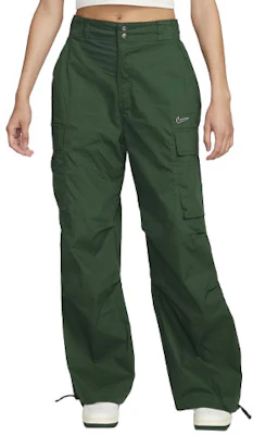 (Women) Nike Sportswear High-Waisted Loose Fit Logo Utility Pants Women Green FV4969-323 Buy (Women) Nike Sportswear High-Waisted Loose Fit Logo Utility Pants Women Green FV4969-323