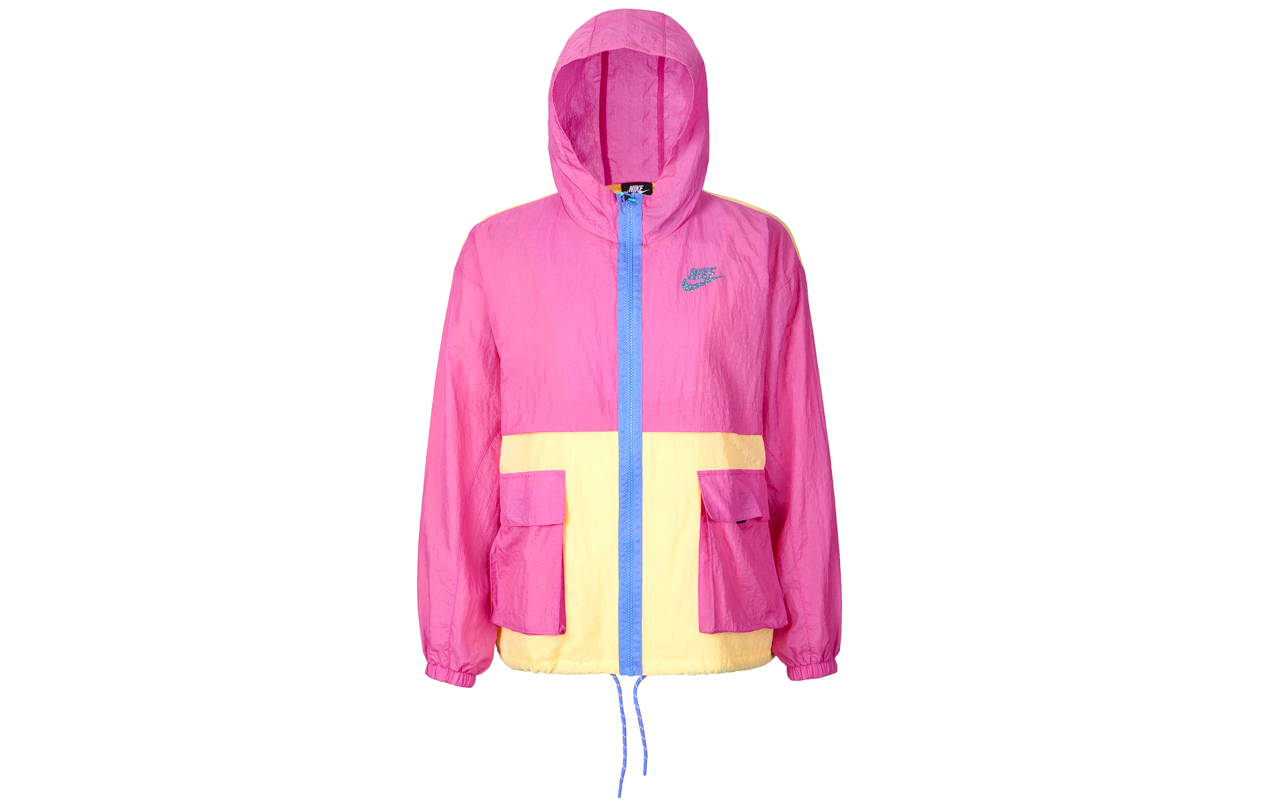 (Women) Nike Sportswear Icon Clash Outdoor Jacket Fire Pink Casual Coat CJ2296-601