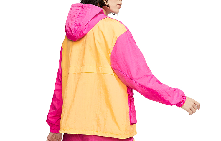 Lookbook (W) Nike 運動 Icon Clash 戶外夾克 火粉色休閒外套 CJ2296-601