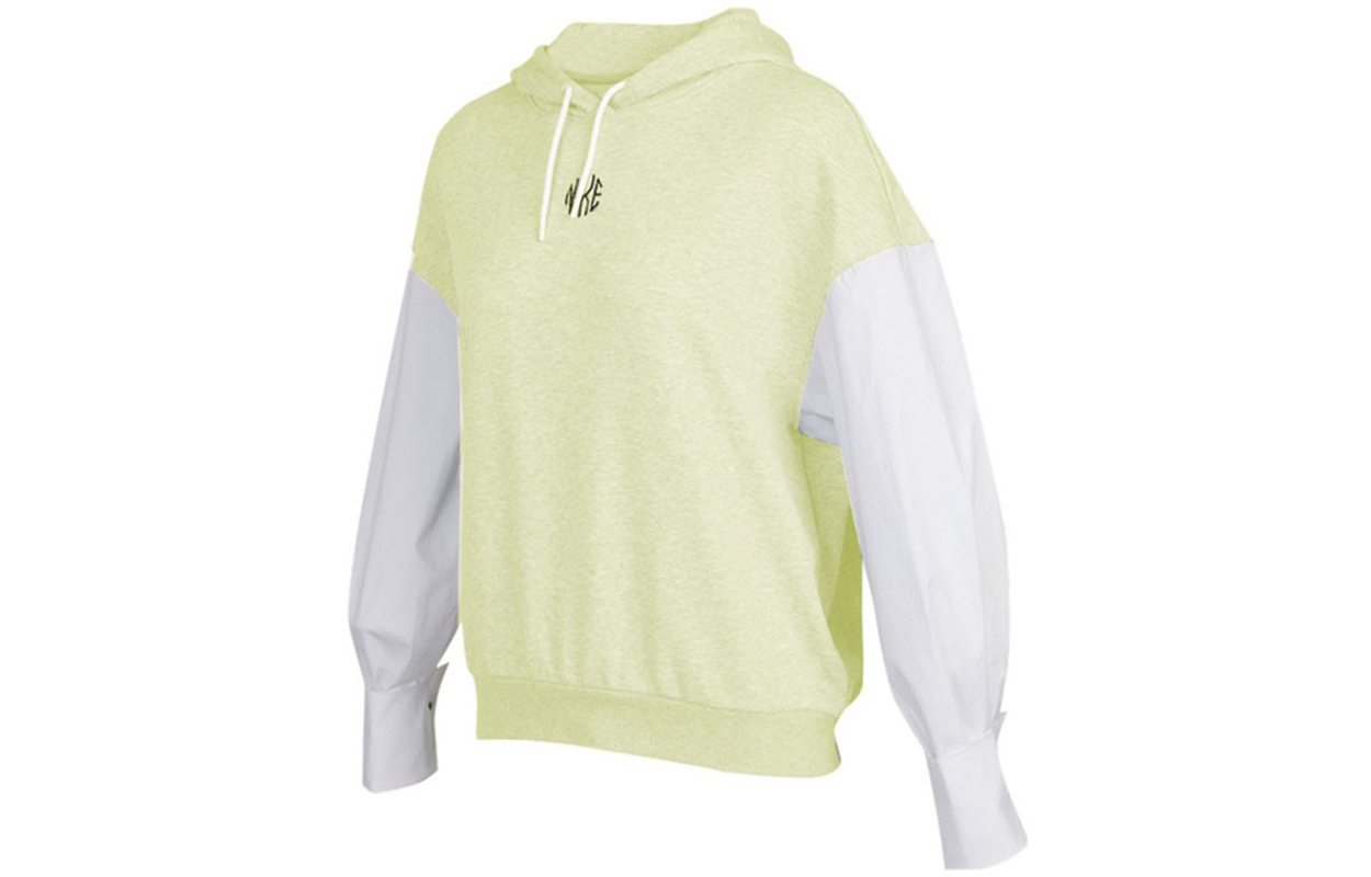 (Women) Nike Sportswear Icon Clash Retro Hoodie Ice Green Yellow Pullover DD5053-303